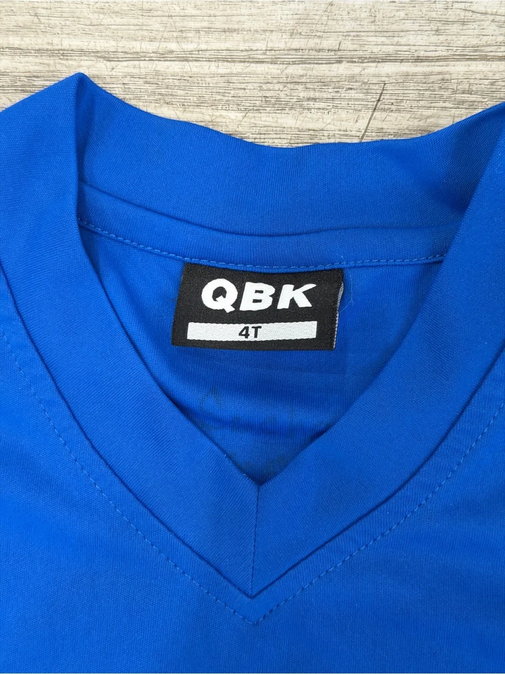 Royal Blue Kids V-Neck Kids Swim Tee
